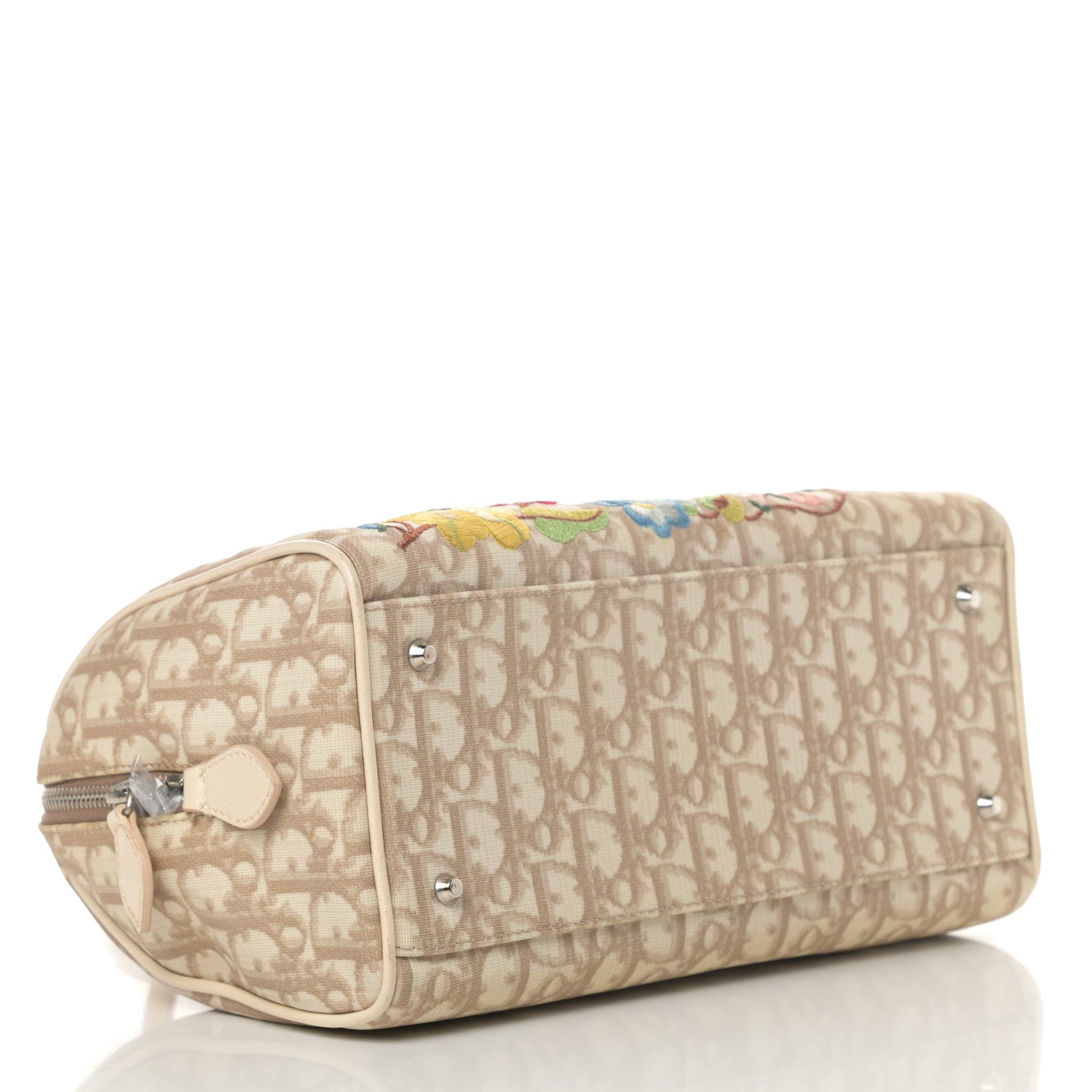 Christian Dior Monogram Vintage Flowers Boston Beige 4 of 16