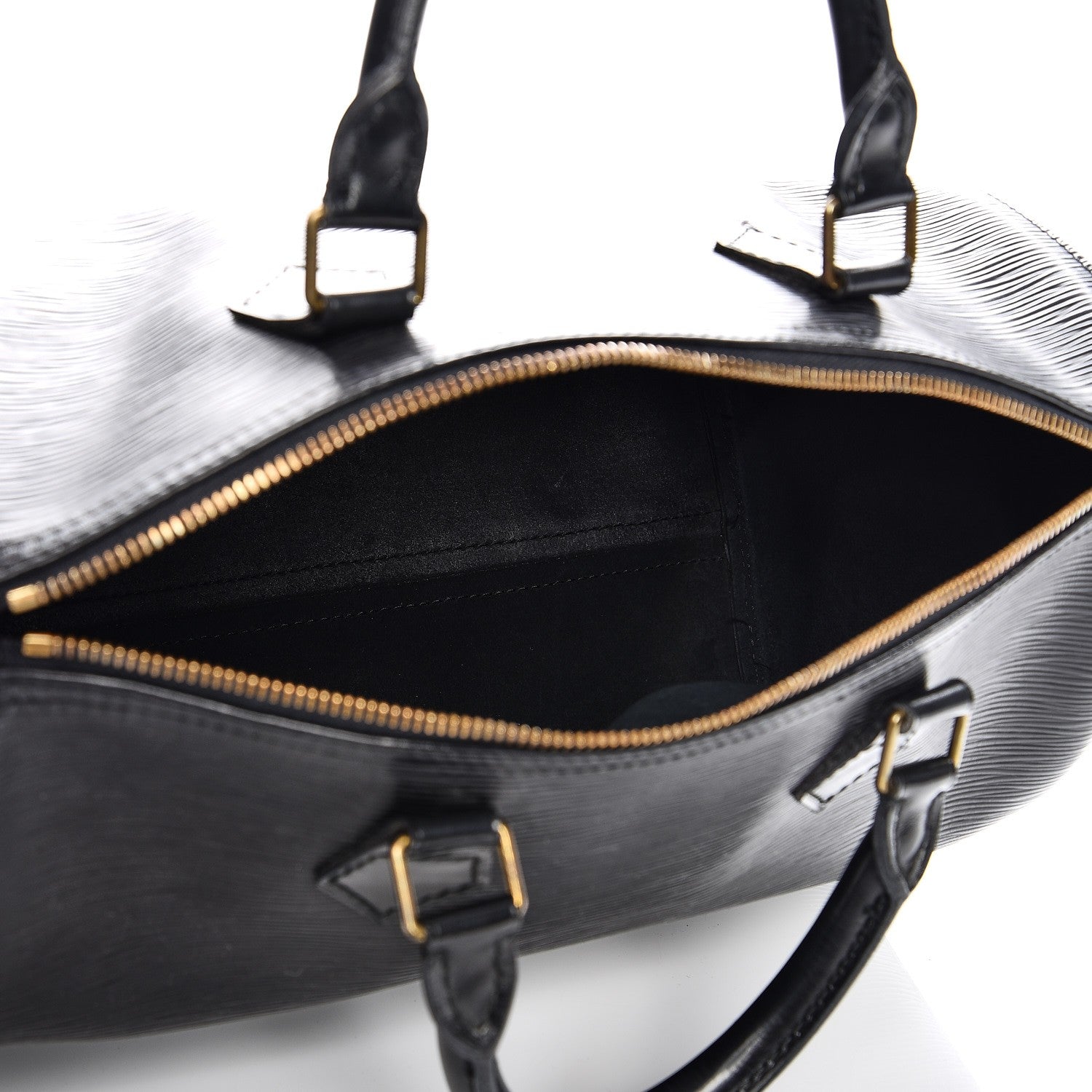 Louis Vuitton Epi Speedy 30 Black 5 of 14