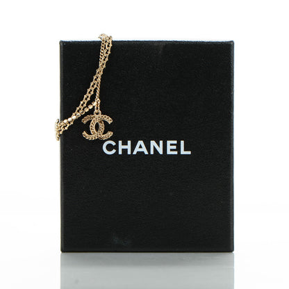 Chanel Crystal CC Chain Bracelet Gold 6 of 6