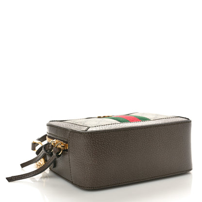 Gucci GG Supreme Monogram Mini Ophidia Top Handle Shoulder Bag Brown 4 of 10