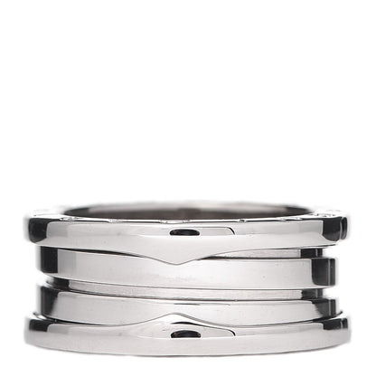 Bulgari 18K White Gold B.Zero1 Three-Band Ring 54 6.75 3 of 4