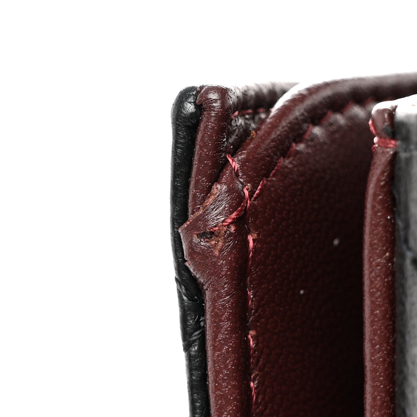 Lambskin Quilted Long Flap Wallet Black