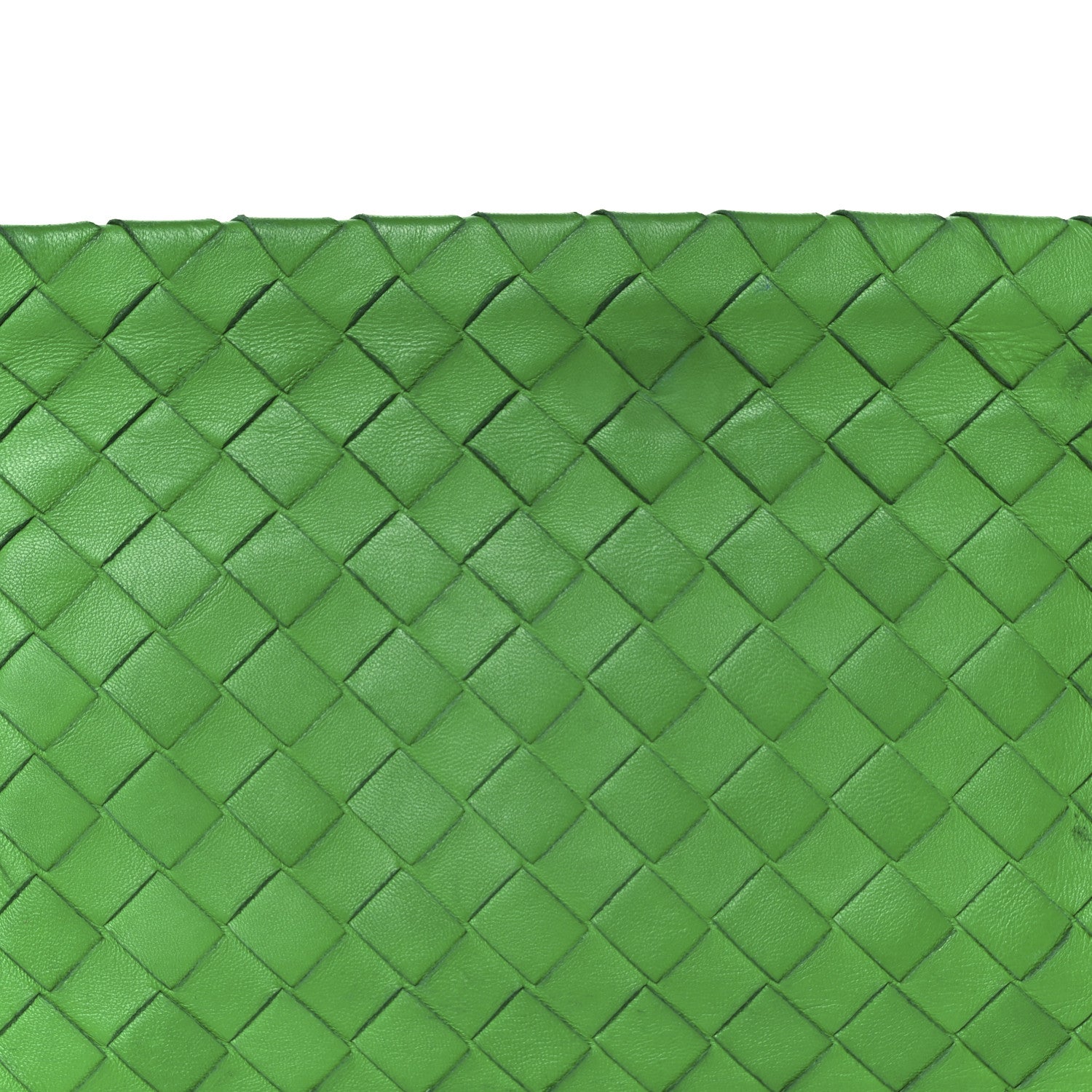 Bottega Veneta Nappa Intrecciato Flat Zip Pouch Parakeet 1810291