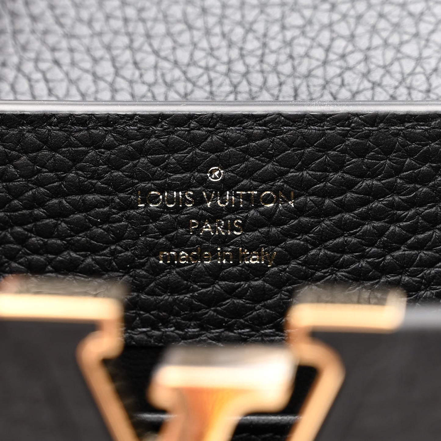 Taurillon Mini Capucines Black