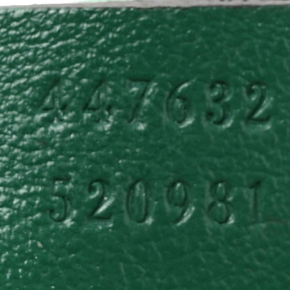 Gucci Azalea Calfskin Enamel Matelasse Diagonal Small Torchon GG Marmont Chain Shoulder Bag New Shamarock Emerald 7 of 14