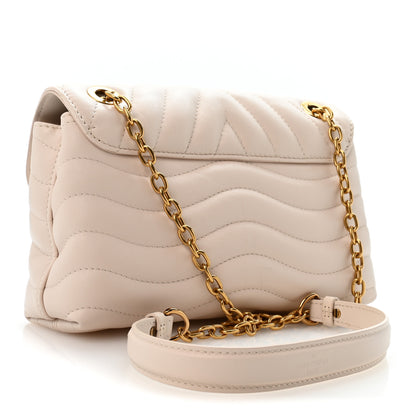 Louis Vuitton Calfskin LV New Wave Chain Bag Ivory 3 of 12