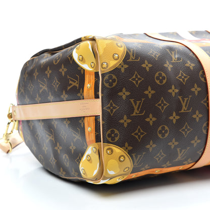 Louis Vuitton Monogram Summer Trunks Keepall Bandouliere 50 7 of 8
