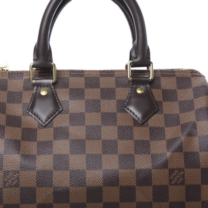 Louis Vuitton Damier Ebene Speedy Bandouliere 25 10 of 10