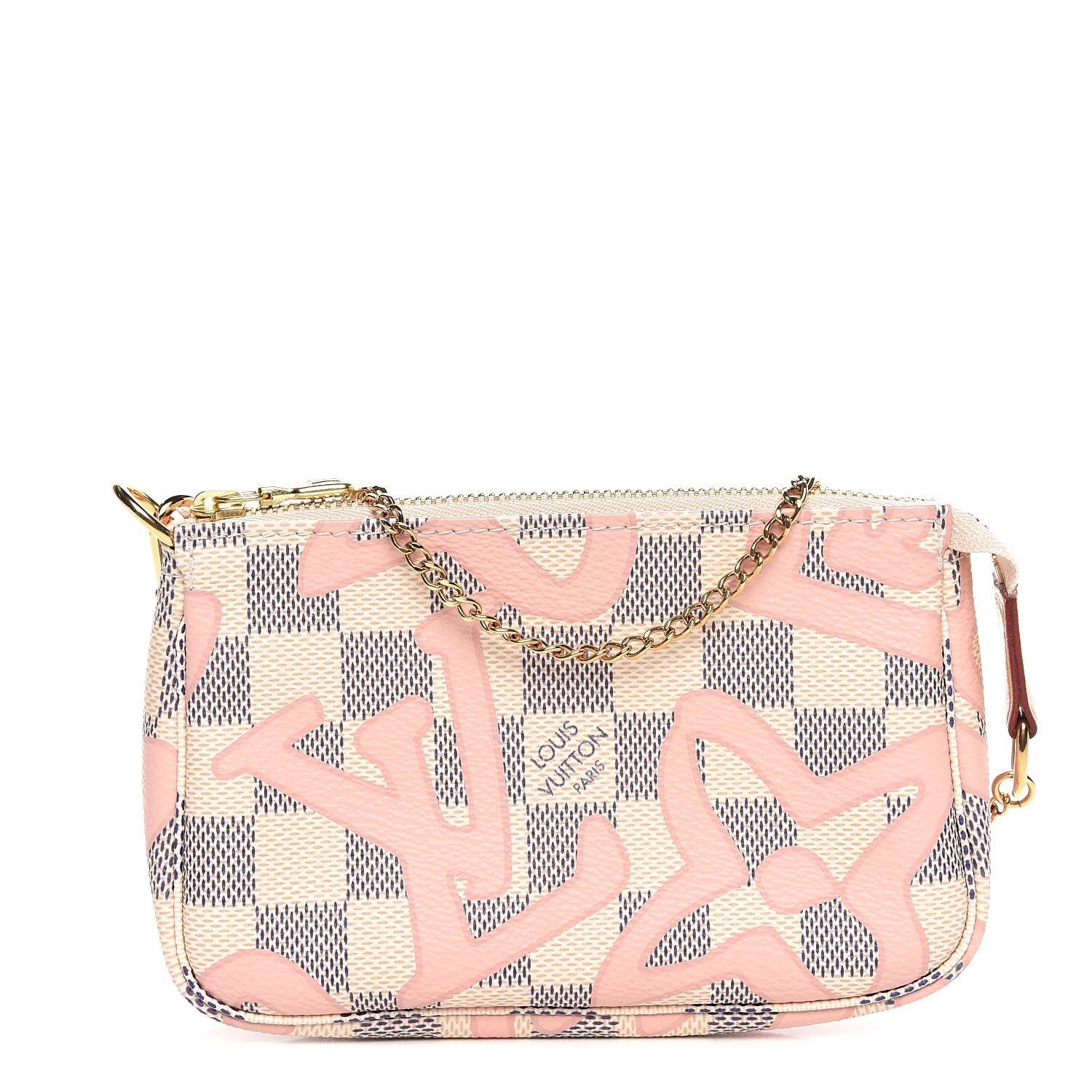 Louis Vuitton Damier Azur Tahitienne Mini Pochette Accessories 1 of 8