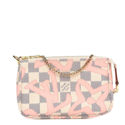 Louis Vuitton Damier Azur Tahitienne Mini Pochette Accessories 1 of 8
