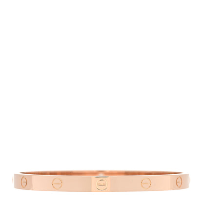 Cartier 18K Pink Gold 1 Diamond LOVE Bracelet 20 3 of 6