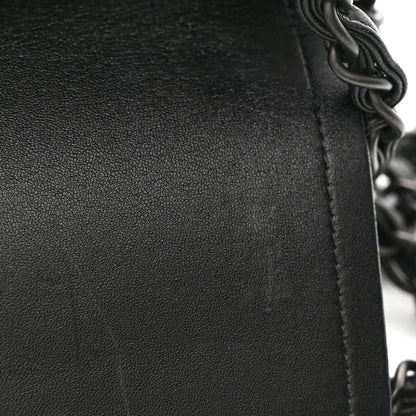 Chanel Lambskin Quilted Jumbo Double Flap So Black 13 of 15