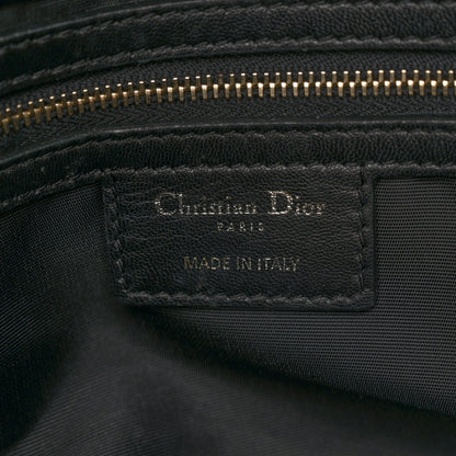 Christian Dior Lambskin Cannage Medium Delidior Flap Bag Black 6 of 13