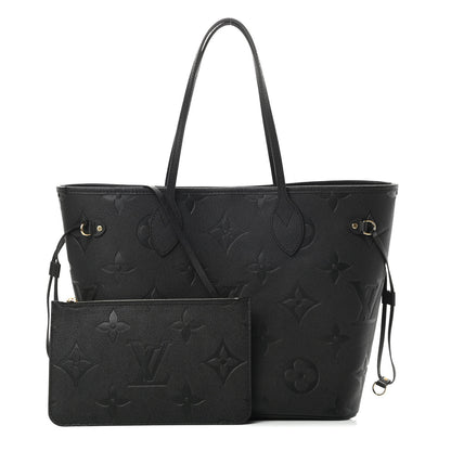 Louis Vuitton Empreinte Monogram Giant Neverfull MM Black 1 of 12