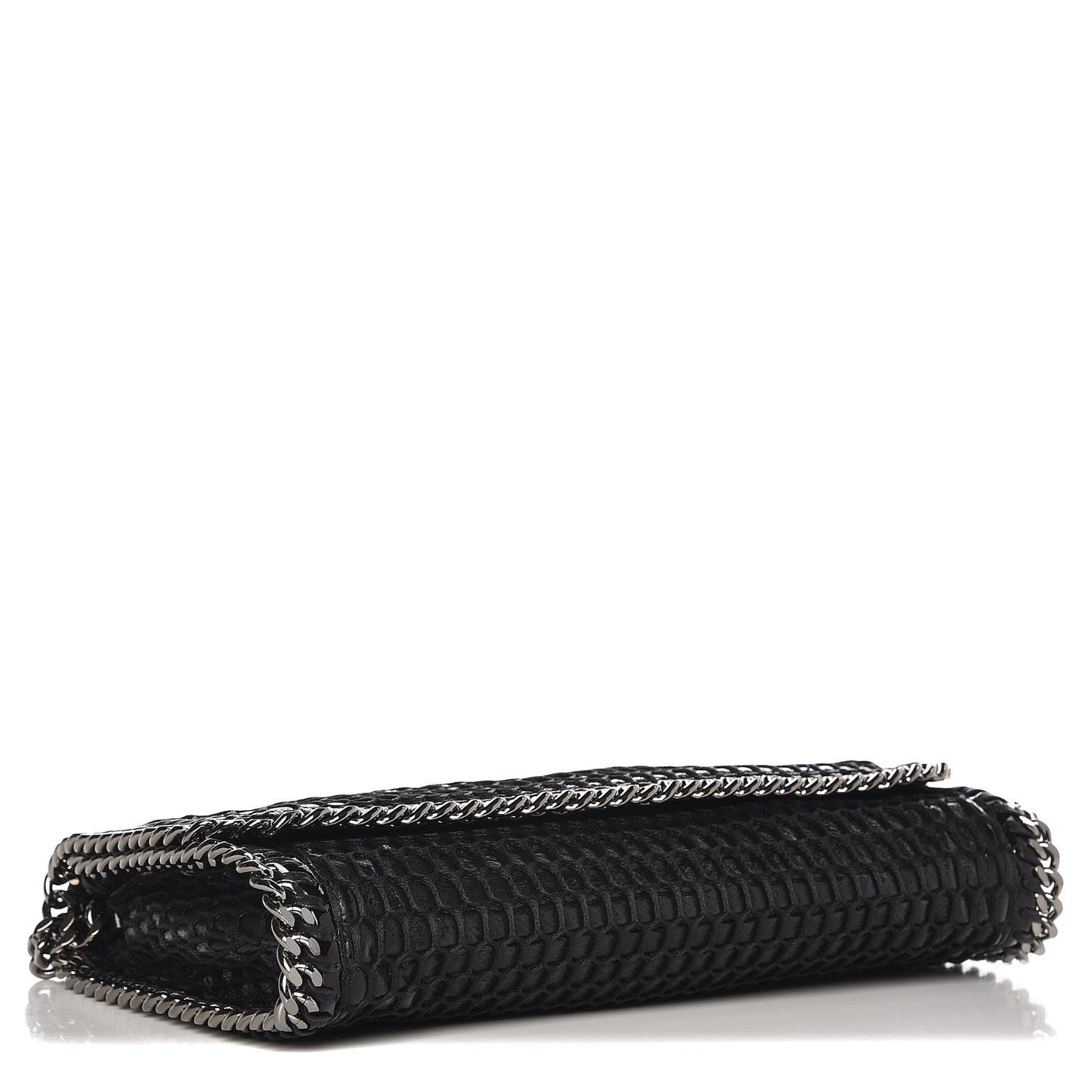 Net Patent Falabella Clutch Black