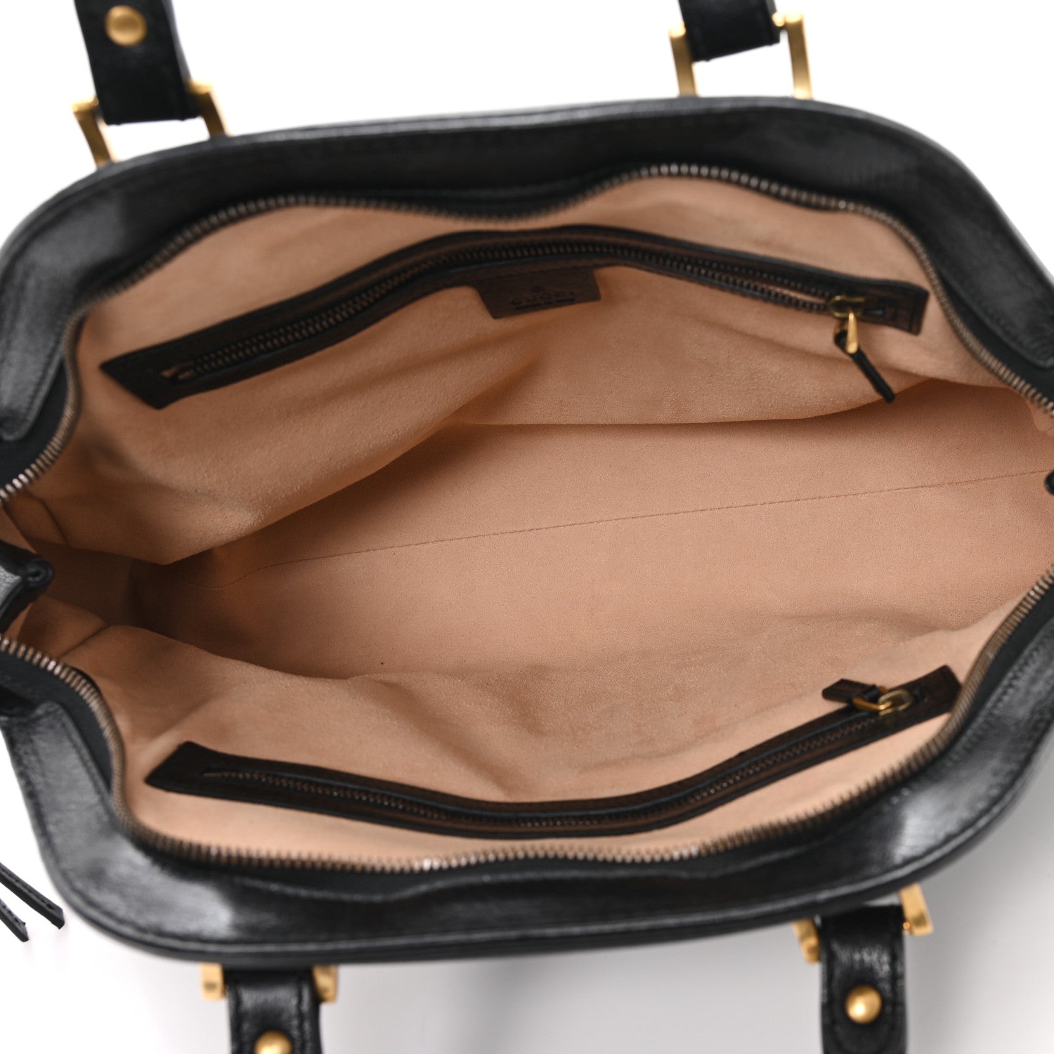Gucci Calfskin Medium Re(Belle) Top Handle Bag Black 5 of 10