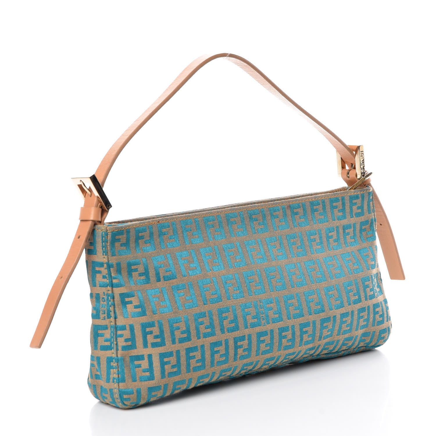 Fendi Zucchino Pochette Blue 3 of 10