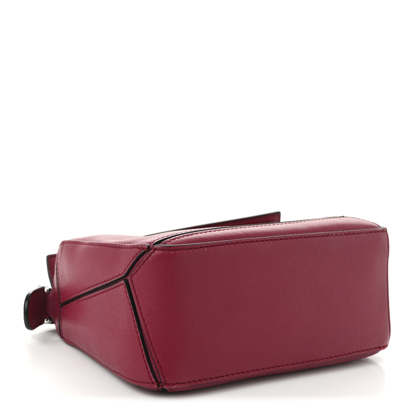 Calfskin Mini Puzzle Bag Raspberry