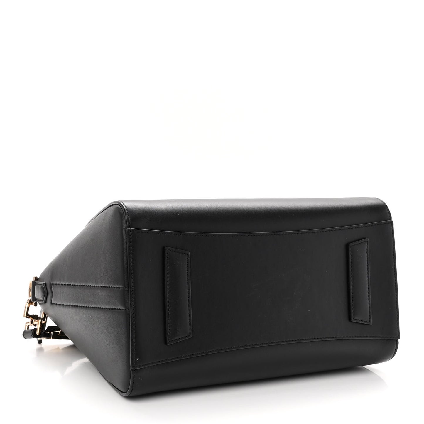 Calfskin Signature Logo Small Antigona Black