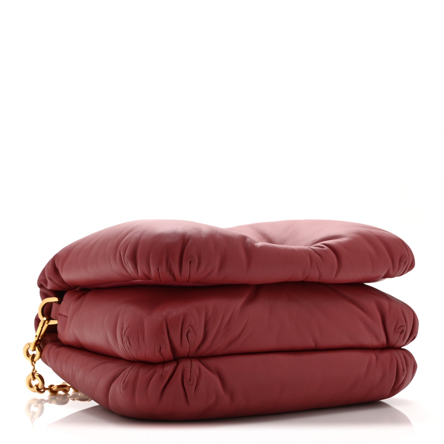 Lambskin Goya Puffer Bag Plumrose