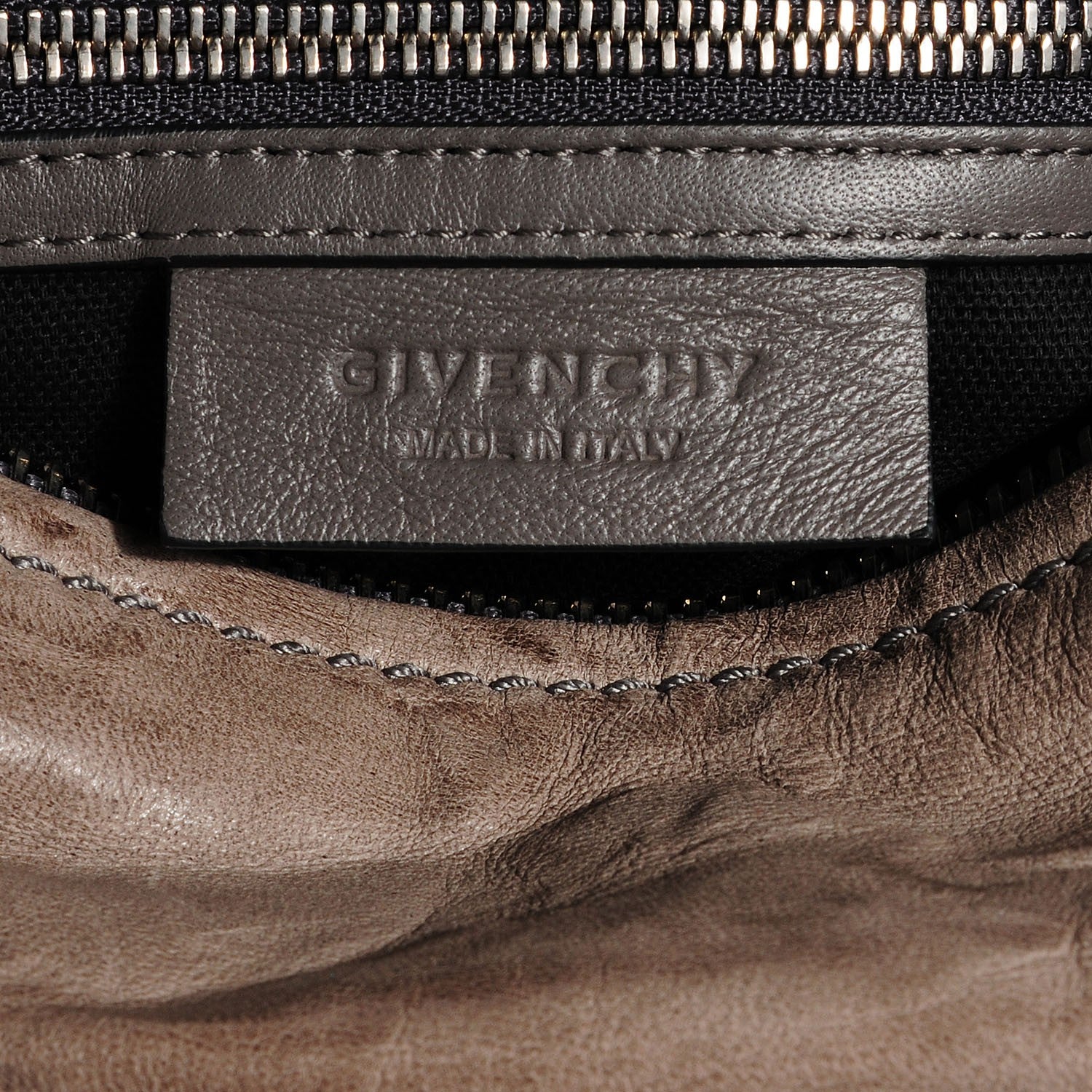 Givenchy Tumbled Sheepskin Medium Pandora Charcoal 6 of 9