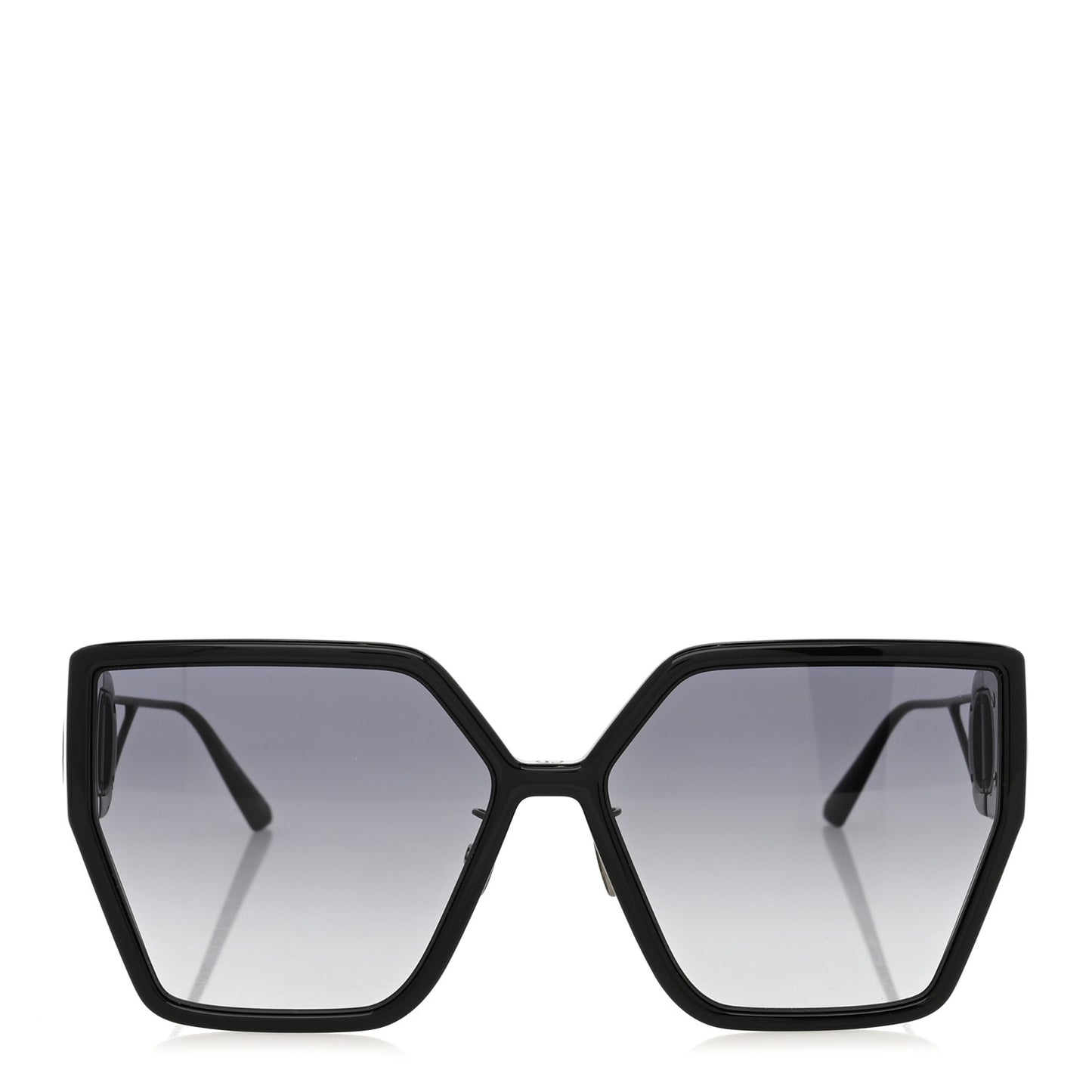 Acetate Square 30 Montaigne BU Sunglasses Black