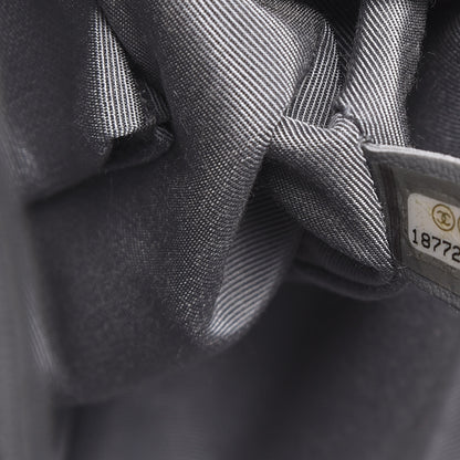 Chanel Crumpled Lambskin Quilted Medium Chain Around Flap Dark Grey 6 of 10
