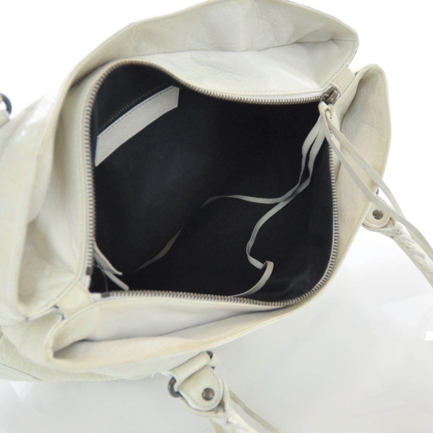 Balenciaga Chevre Classic Hardware Purse White 7 of 9
