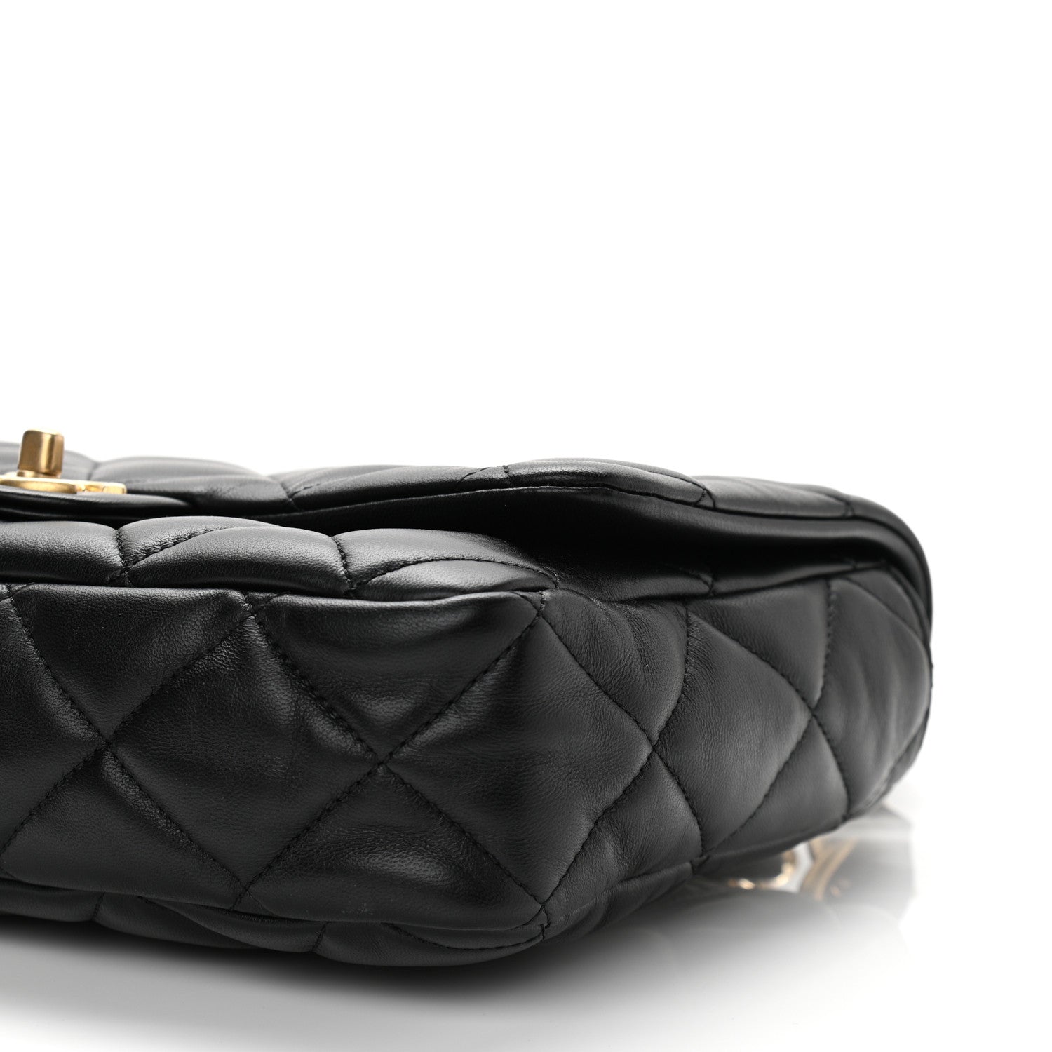 Chanel Lambskin Quilted Large CC Funky Town Flap Black 10 of 10