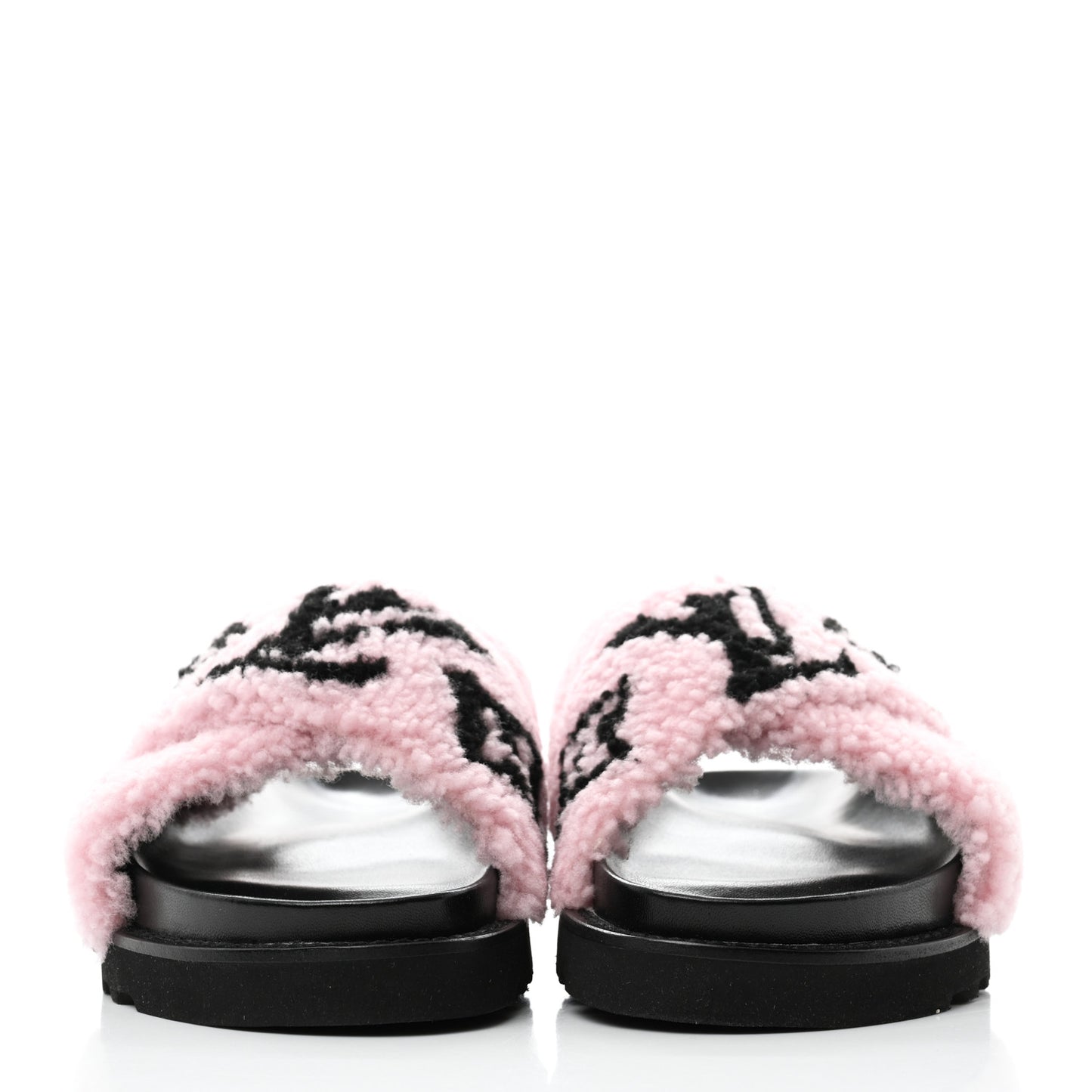 Shearling Paseo Flat Comfort Sandal 37 Pink