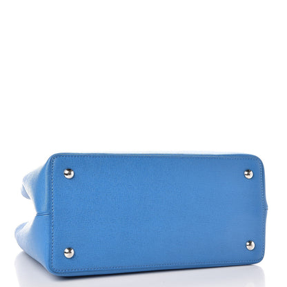 Fendi Vitello Elite Monster Petite 2Jours Tote Blue Royal Papavero Multicolor 3 of 8