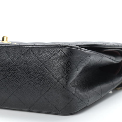 Chanel Caviar Quilted Jumbo Double Flap Black 8 of 9