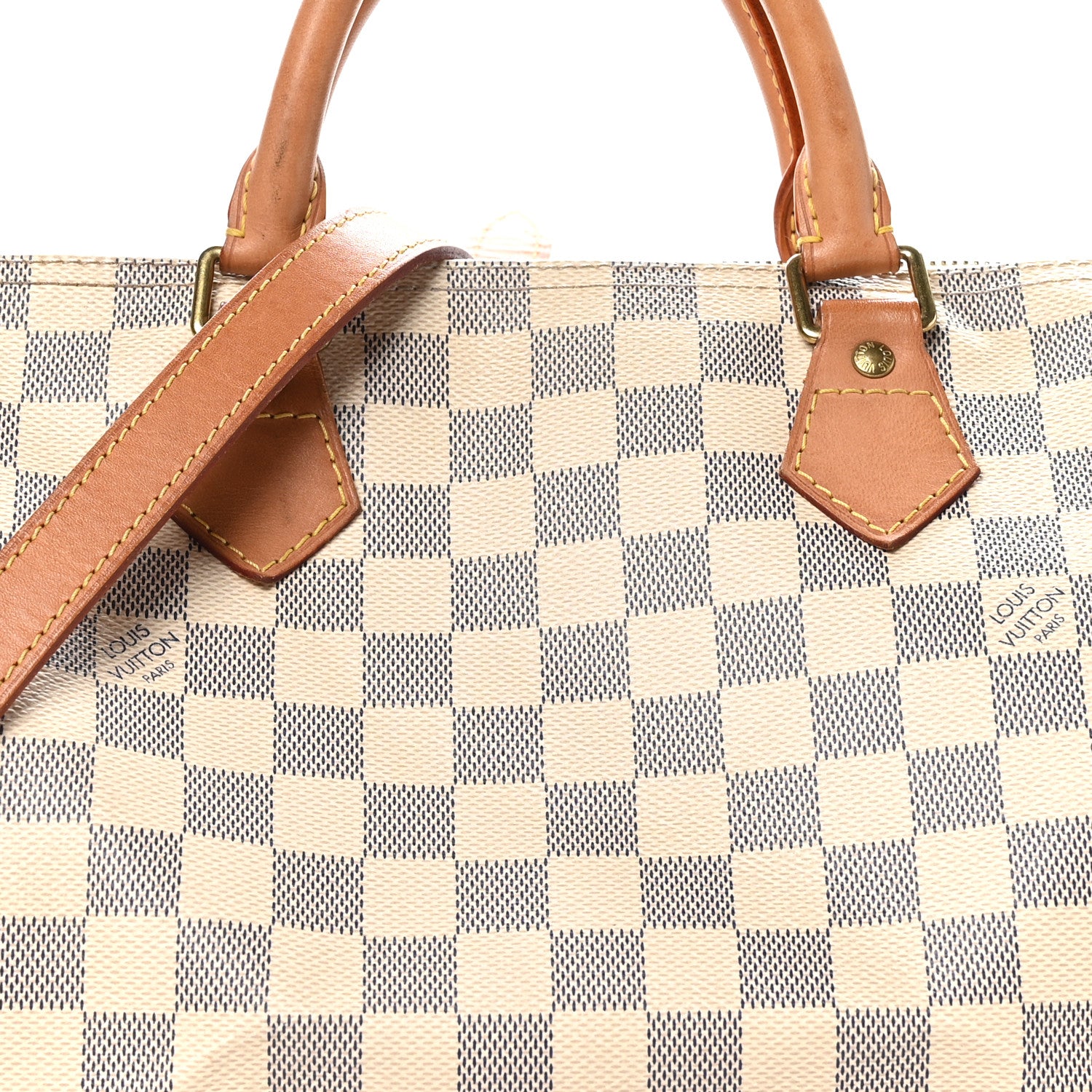 Louis Vuitton Damier Azur Speedy Bandouliere 30 8 of 12