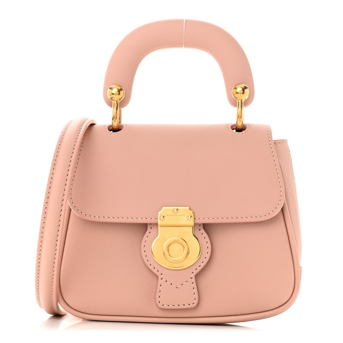 Trench Calfskin Mini DK88 Top Handle Bag Light Pink