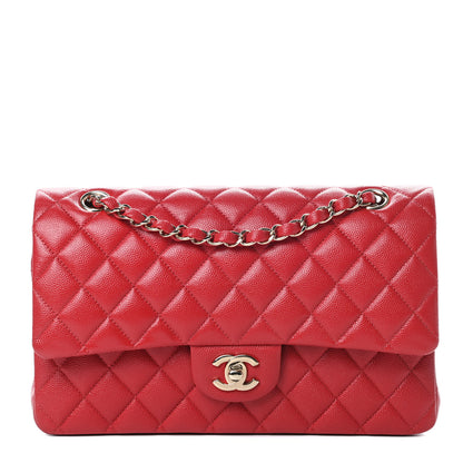 Chanel Caviar Quilted Medium Double Flap Red 1 of 12