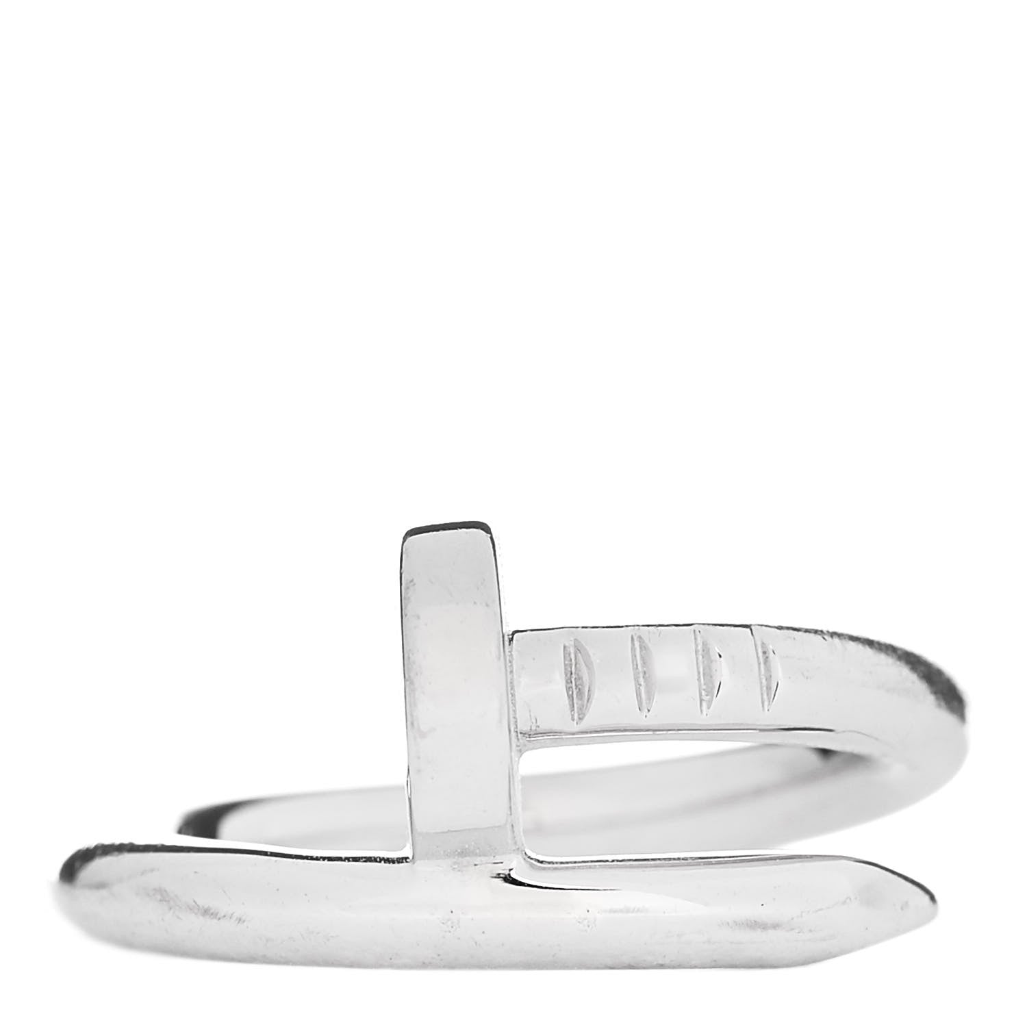 Cartier 18K White Gold Juste Un Clou Ring 49 5 1 of 4