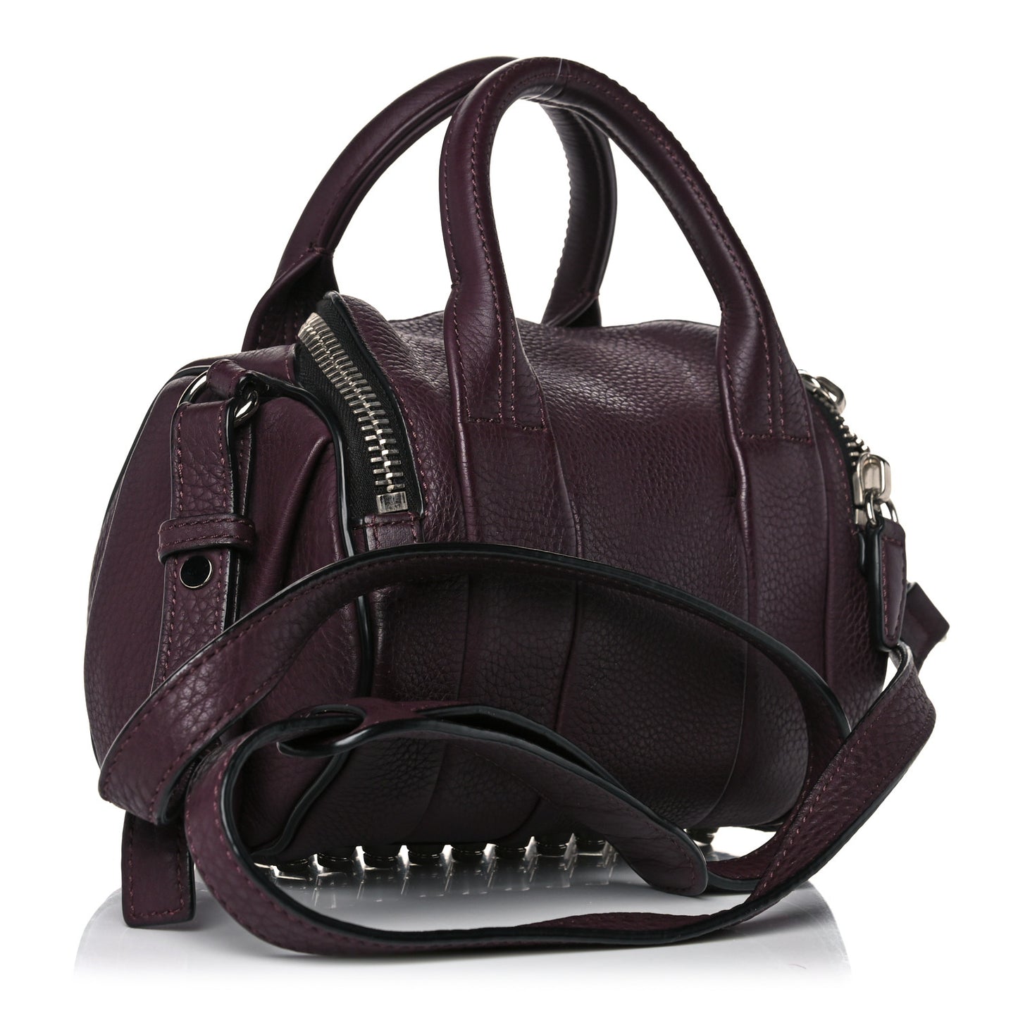 Pebbled Calfskin Mini Rockie Oxblood