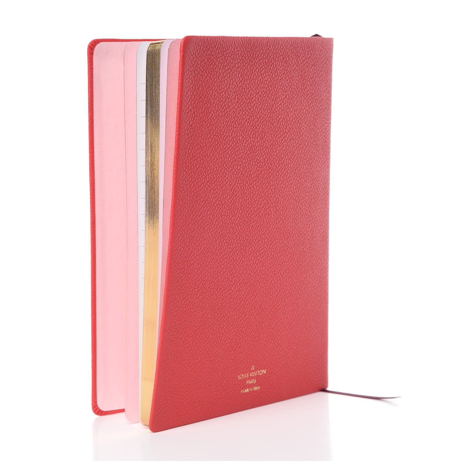 Louis Vuitton Taurillon Notebook MM Rubis 3 of 6