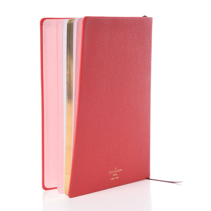 Louis Vuitton Taurillon Notebook MM Rubis 3 of 6