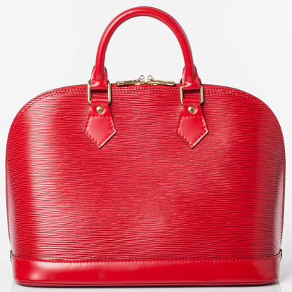 Louis Vuitton Epi Alma Red 3 of 9