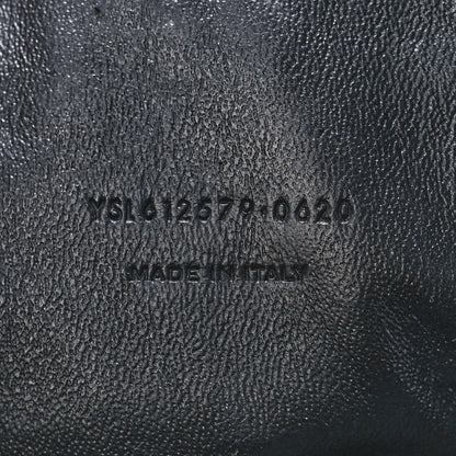 Saint Laurent Grain De Poudre Matelasse Monogram Mini Lou Camera Bag Dark Beige 6 of 11