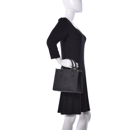 Louis Vuitton Empreinte Monogram Giant Onthego PM Black 5 of 18