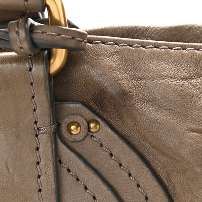 Chloe Leather Paddington Tote Gris Vert 14 of 22