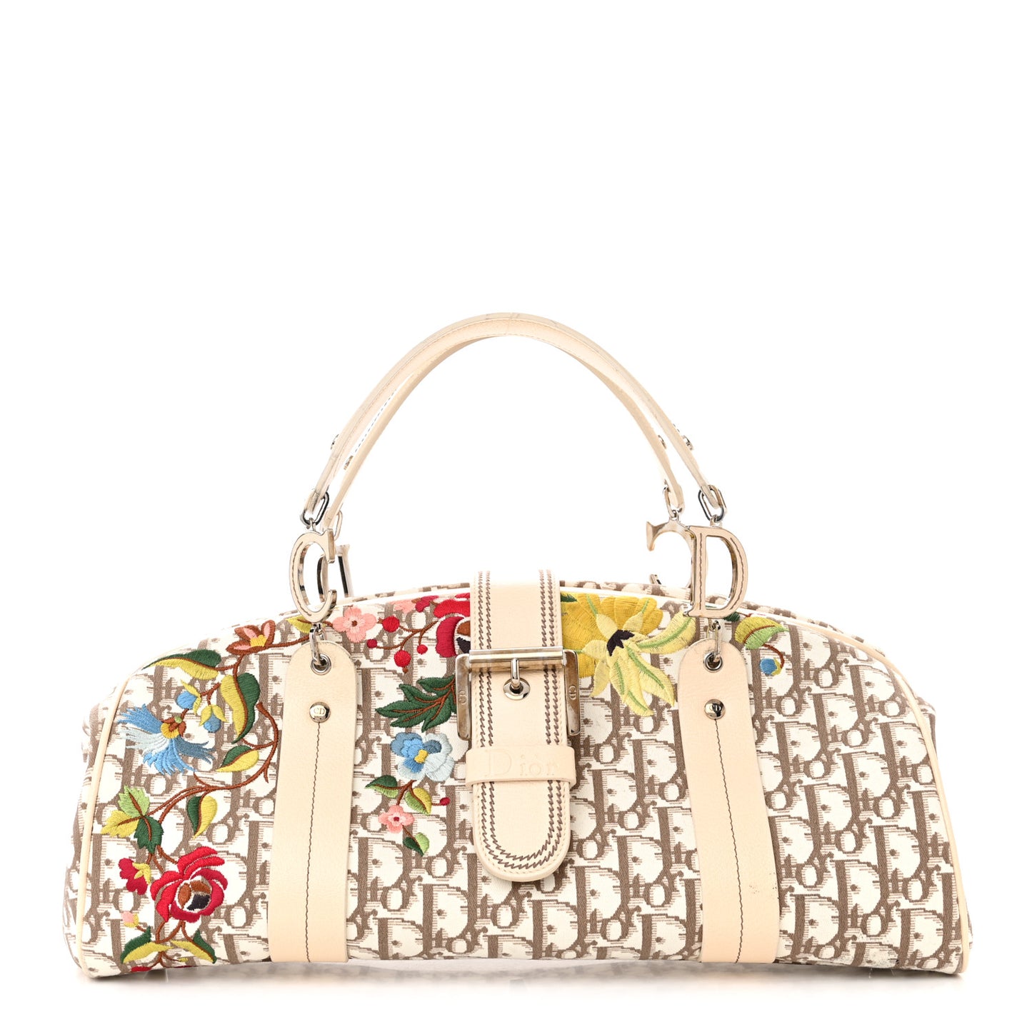 Monogram Vintage Flowers Bowler Beige