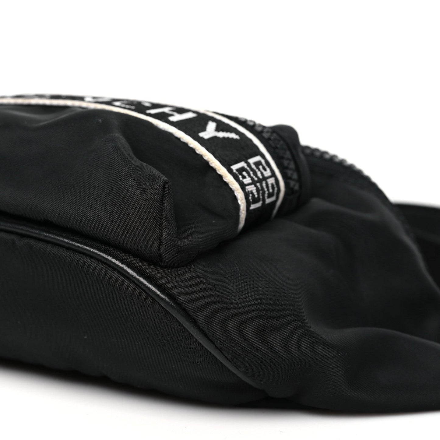 Nylon Logo Belt Bag Black