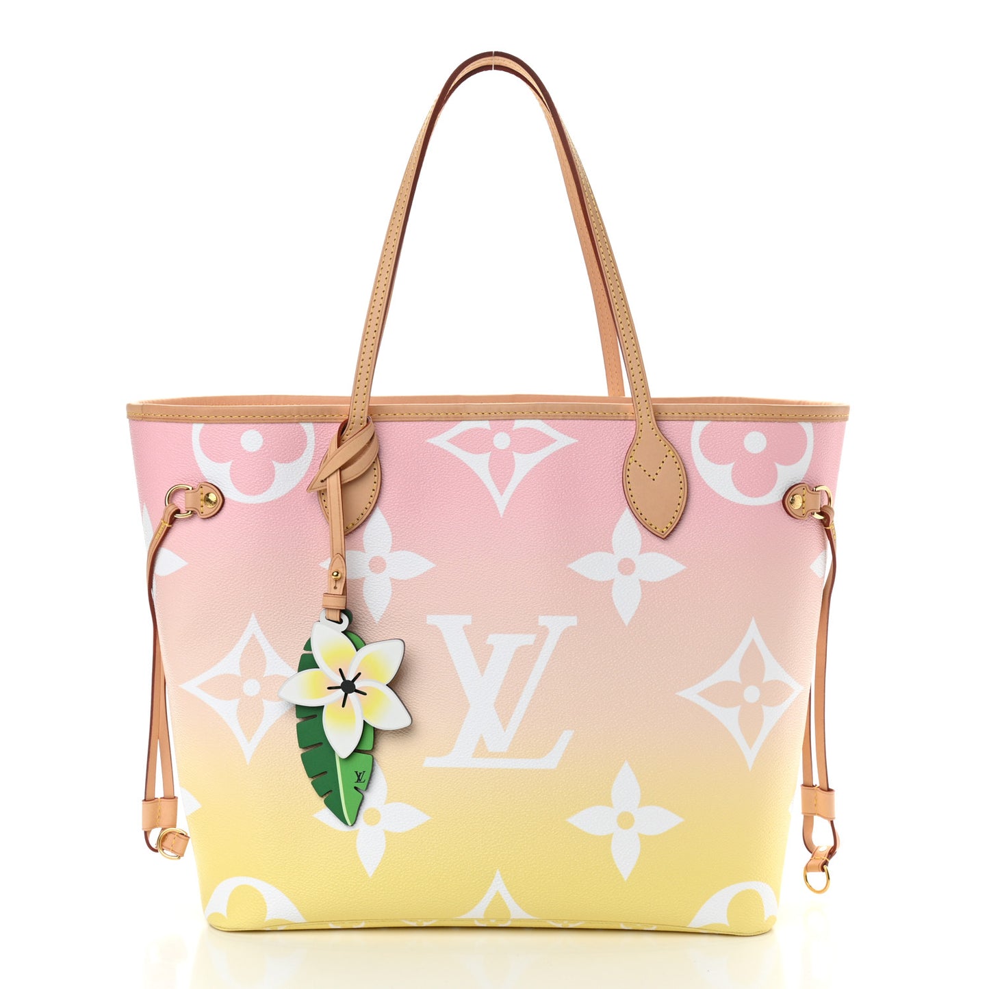 Monogram Giant By The Pool Neverfull MM Light Pink