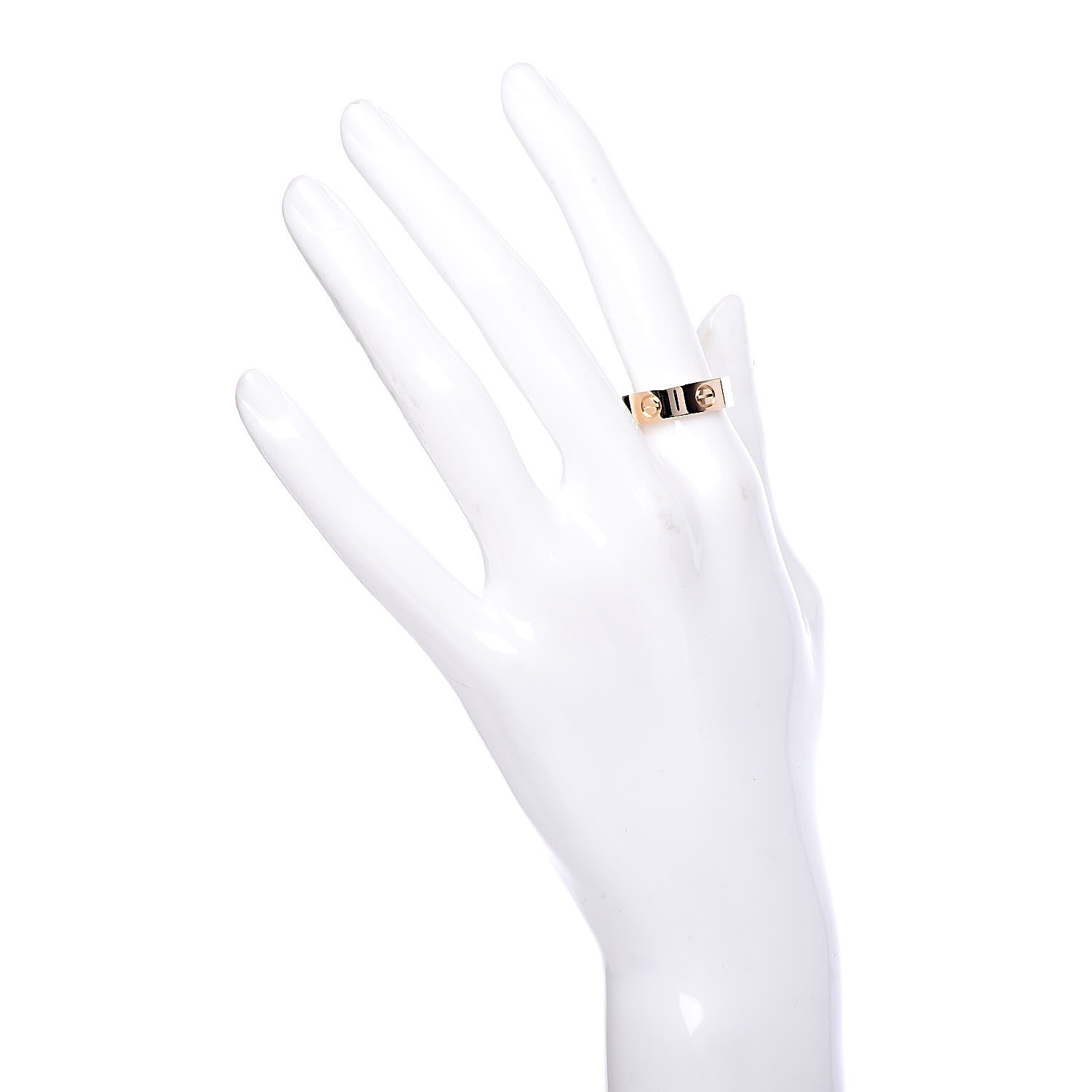 Cartier 18K Yellow Gold 5.5mm LOVE Ring 53 6.25 2 of 5