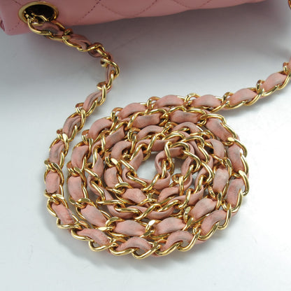 Chanel Lambskin Quilted Mini Square Flap Pink 8 of 8