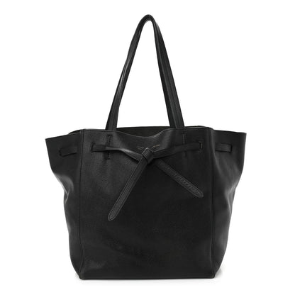 Celine Soft Grained Calfskin Small Belt Cabas Phantom Black 1 of 23