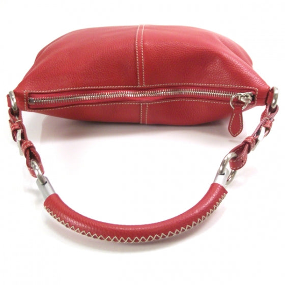Prada Vitello Daino Shoulder Bag Rosso 5 of 11